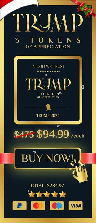  buy 3 trump token of appreciation